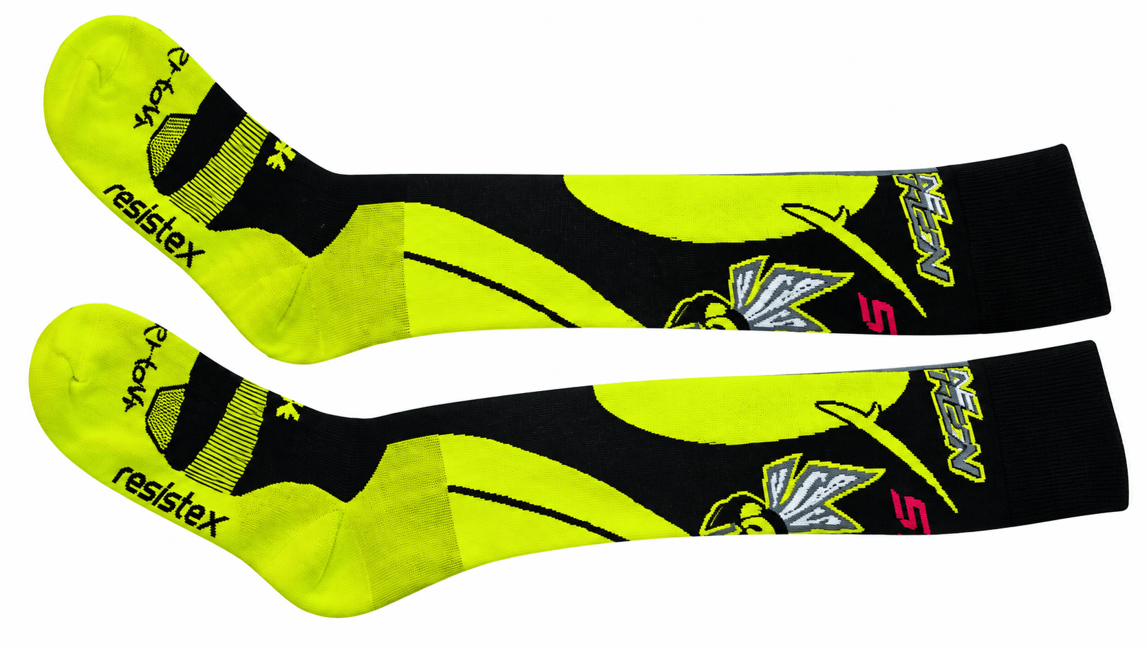 calze DA CROSS fluo personalizzate calze DA CROSSO fluo