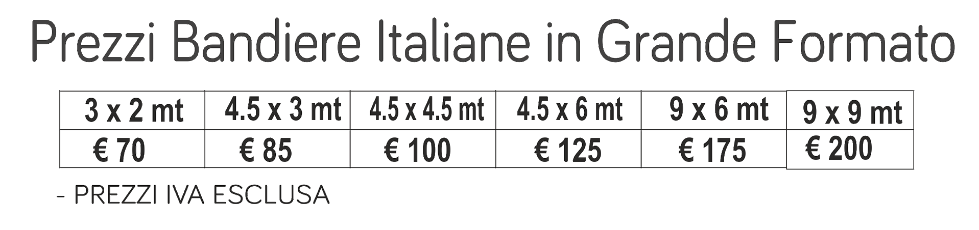 prezzi bandiere italiane in grande formato prezzi bandiere italiane in grande formato