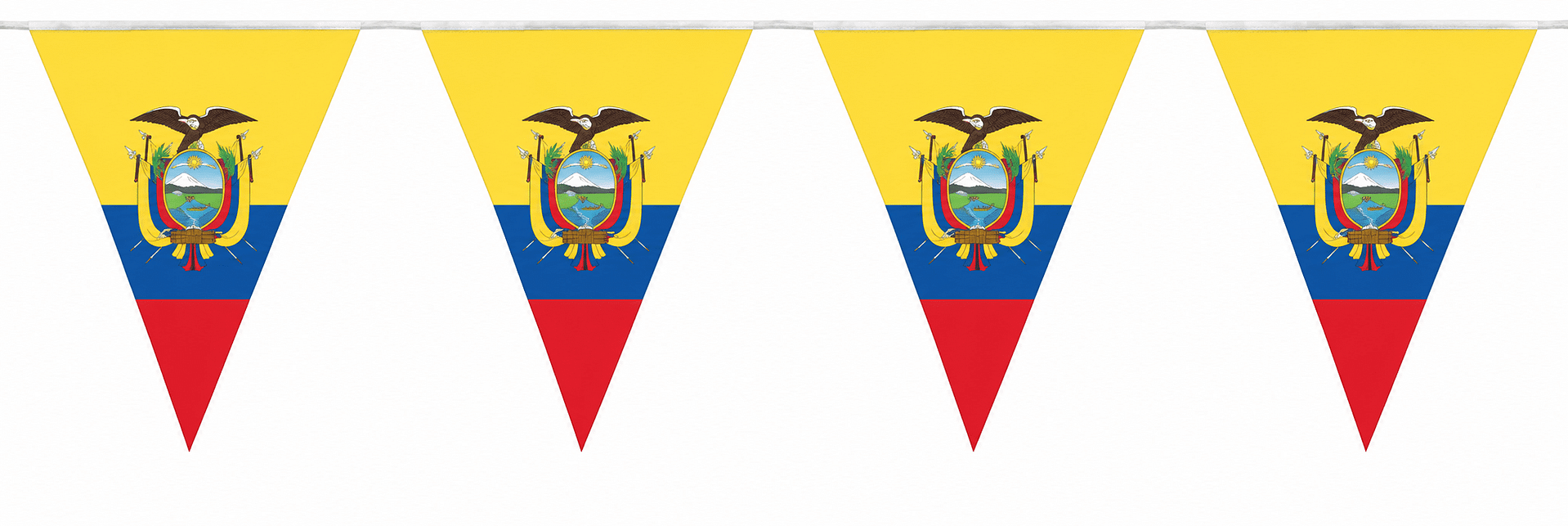 FESTONI BANDIERINE ECUADOR PERSONALIZZATI FESTONI BANDIERINE ECUADOR