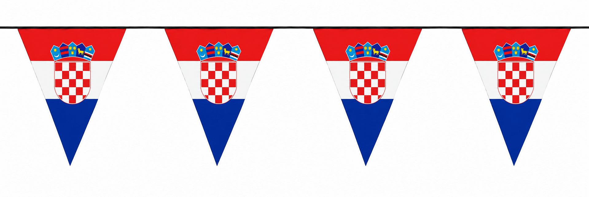 FESTONI BANDIERINE NAZIONI croazia personalizzati FESTONI BANDIERINE NAZIONI croazia