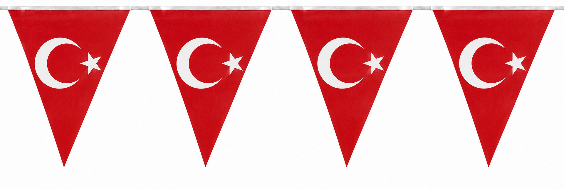 FESTONI BANDIERINE TURCHIA ROSSO FESTONI BANDIERINE TURCHIA