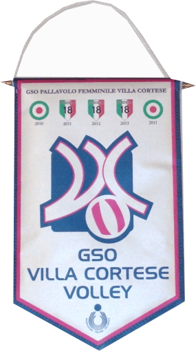 gagliardetto pentagonale Gold grande personalizzato villa cortese gagliardetto pentagonale Gold grande villa cortese