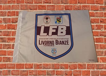 Bandiera Personalizzata Con Logo O Testo - 20x30cm, Per Squadre, Eventi, Decorazione - Foto 8