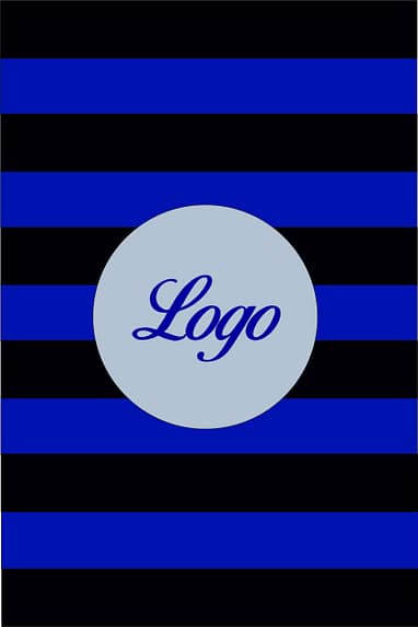 Scaldacollo Rigato Nerazzurro Personalizzato Scaldacollo Rigato Nerazzurro