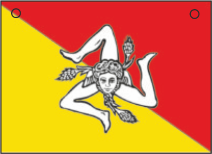 bandiera sicilia borchie bandiera sicilia borchie