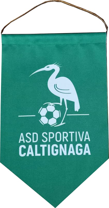 Gagliardetto senza frangia Caltignaga personalizzato Gagliardetto senza frangia Caltignaga