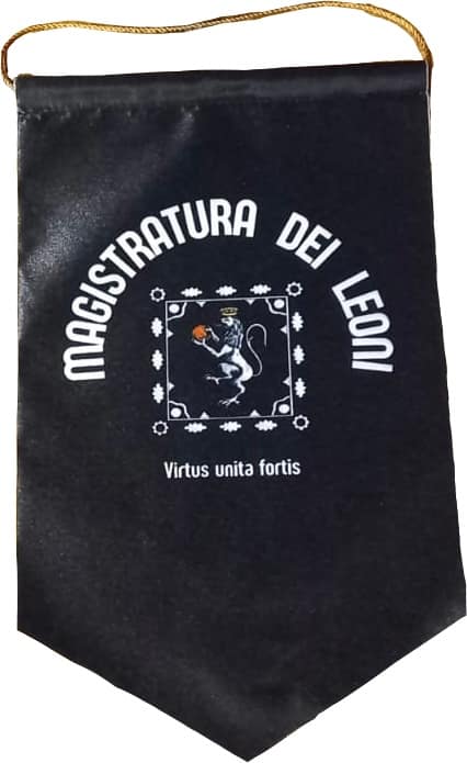 Gagliardetto senza frangia MAGISTRATURA DEI LEONI Personalizzato Gagliardetto senza frangia MAGISTRATURA DEI LEONI