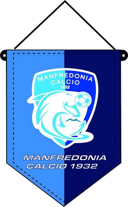 Gagliardetto per Squadre Calcio Manfredonia Personalizzato Gagliardetto per Squadre Calcio Manfredonia