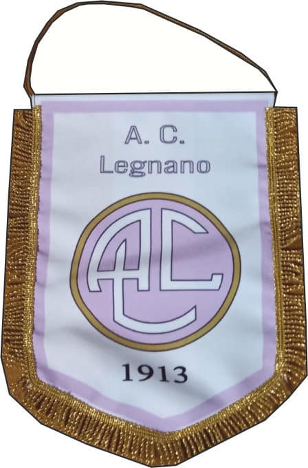 gagliardetto per squadre calcio Legnano personalizzato gagliardetto per squadre calcio Legnano