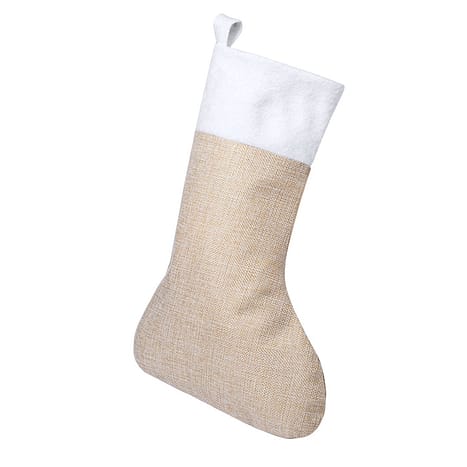 calza befana di colore beige neutra calza befana di colore beige