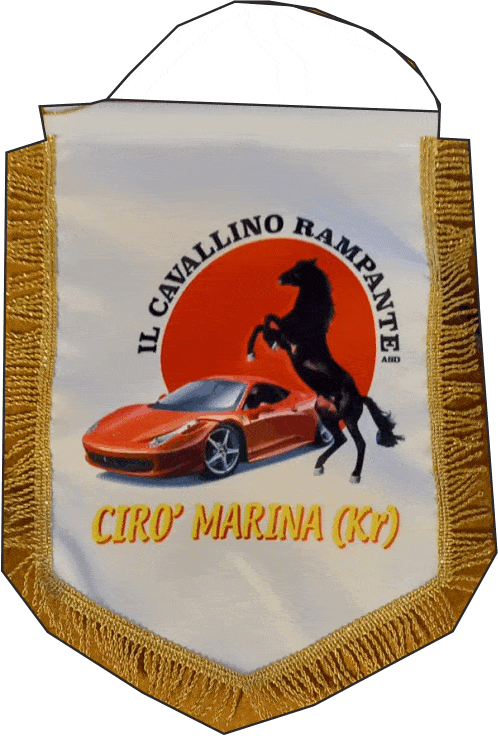 gagliardetto cavallino rampante gagliardetto cavallino rampante
