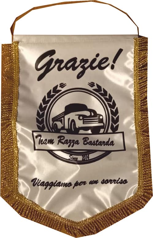 Gagliardetto Standard Gigante Team Razza Bastarda personalizzato Gagliardetto Standard Gigante Team Razza Bastarda
