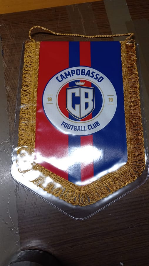 Gagliardetto con Busta Campobasso. personalizzato Gagliardetto con Busta Campobasso.