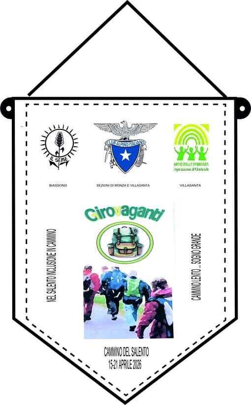 Gagliardetto Piccole Quantità i Girovaganti personalizzato Gagliardetto Piccole Quantità i Girovaganti