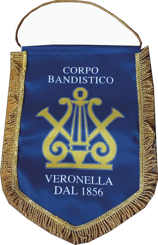 Gagliardetto Standard Piccolo Veronella Personalizzato Gagliardetto Standard Piccolo Veronella
