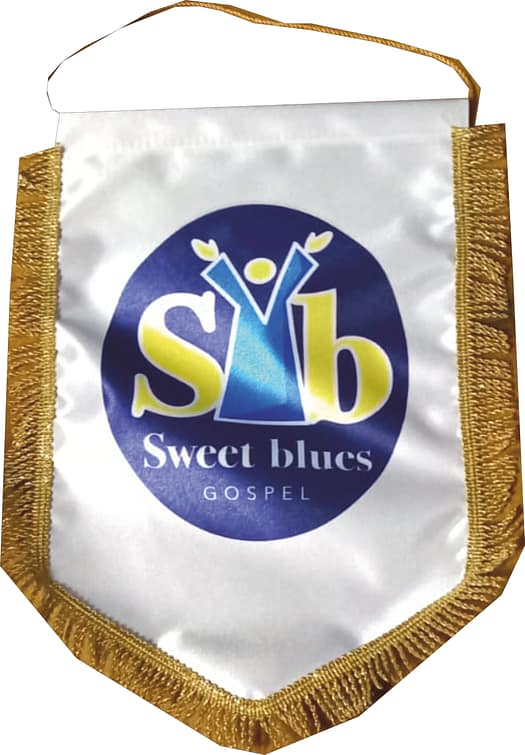 gagliardetto sweet blue gospel personalizzato gagliardetto sweet blue gospel