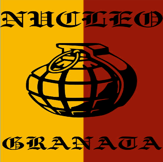 bandiera a due aste nucleo granata bandiera a due aste nucleo granata