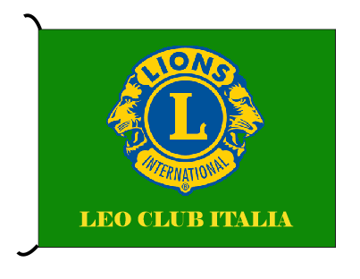 bandiera leo club verde bandiera leo club verde