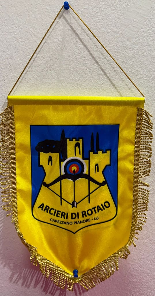 gagliardetto standard grande Arcieri di Rotaio prsonalizzato gagliardetto standard grande Arcieri di Rotaio