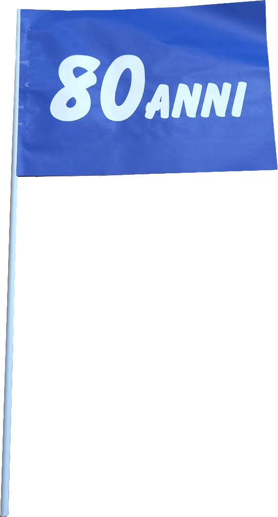 bandierina 80 anni bandierina 80 anni