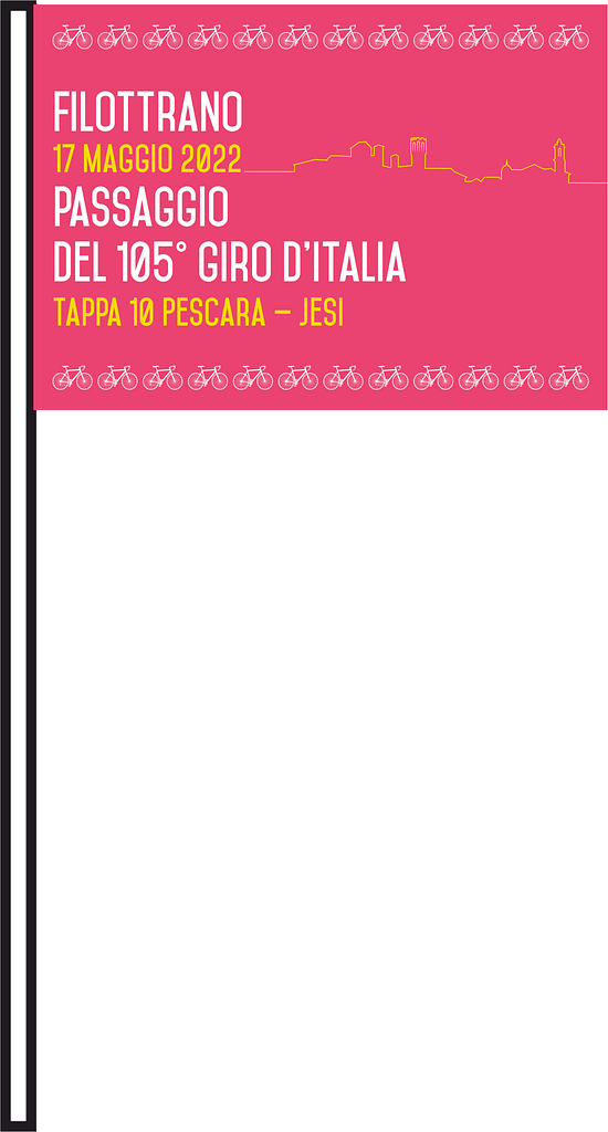bandierina giro d' italia filottrano bandierina giro d' italia filottrano