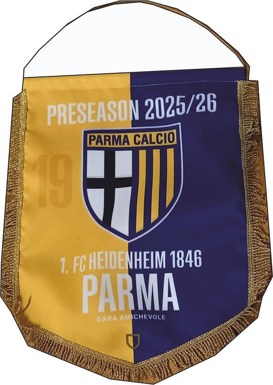 gagliardetto consegna veloce Parma Calcio personalizzato gagliardetto consegna veloce Parma Calcio