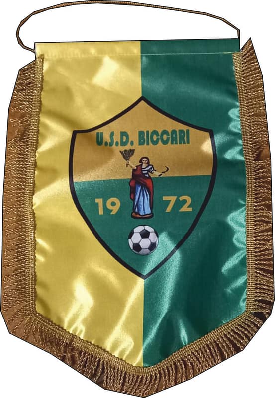Gagliardetto per squadre calcio Biccari personalizzato Gagliardetto per squadre calcio Biccari