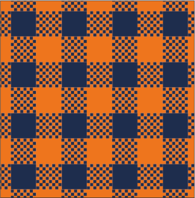 scalda collo scozzese arancio blu scalda collo scozzese arancio blu