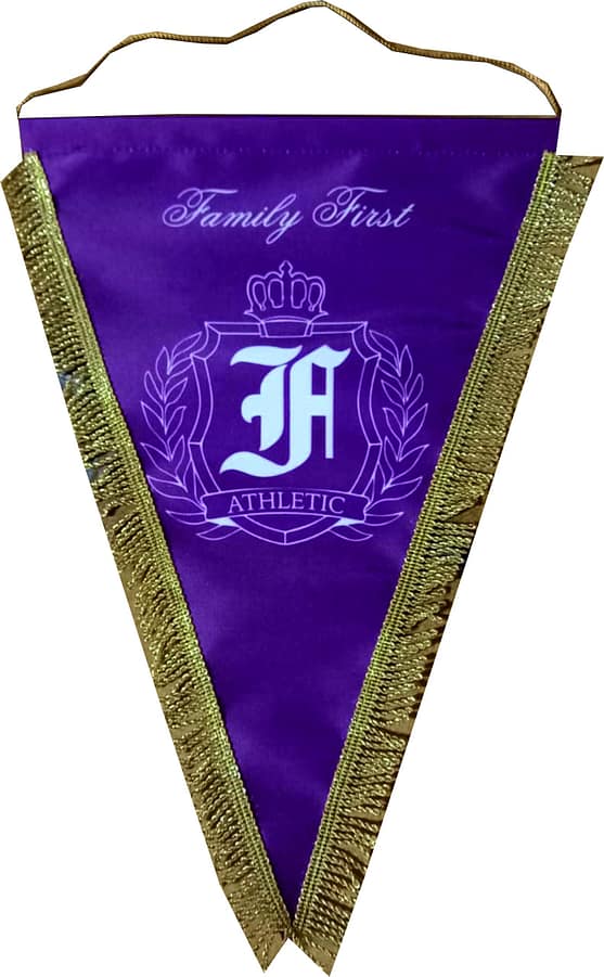 Gagliardetto Standard Grande Athletic Family First personalizzato Gagliardetto Standard Grande Athletic Family First