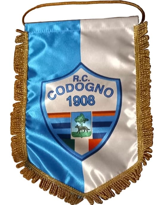 Gagliardetto per squadre calcio Codogno Personalizzato. Gagliardetto per squadre calcio Codogno
