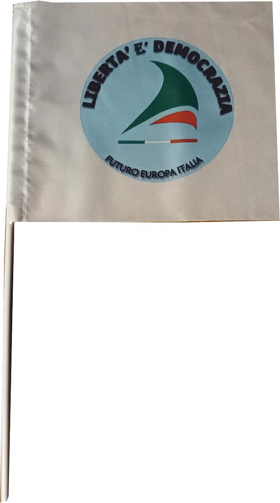 Bandiera libertà e democrazia personalizzata Bandiera libertà e democrazia