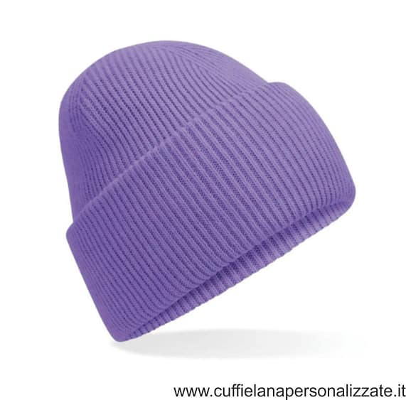 Berretta tinta unita economica viola Berretta tinta unita viola