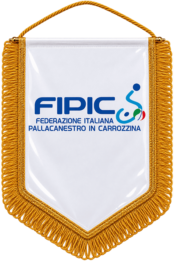 Gagliardetto Pentagonale Grande Gold Fipic Personalizzato Gagliardetto Pentagonale Grande Gold Fipic