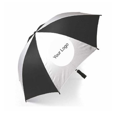 ombrello da stadio bianco nero personalizzato ombrello da stadio bianco nero