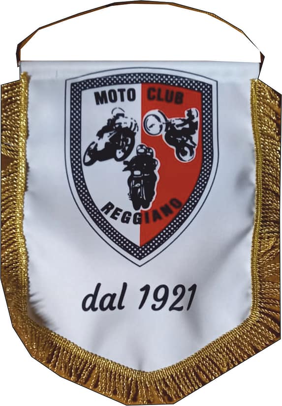 Gagliardetto standard medio Moto Club Reggiano personalizzato Gagliardetto standard medio Moto Club Reggiano