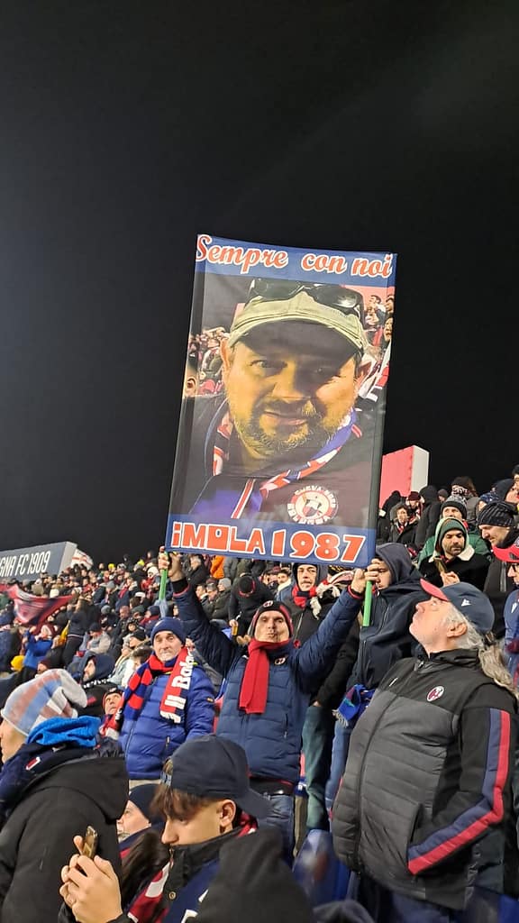 stendardi stadio fotografici Bologna Imola 1987 Bologna stendardi stadio fotografici Bologna