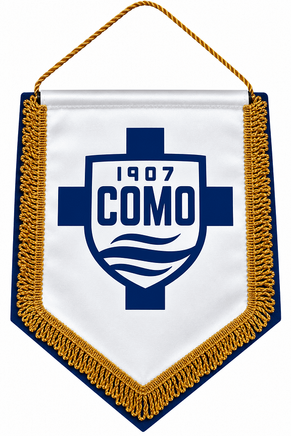 gagliardetto calcio como personalizzato gagliardetto calcio como