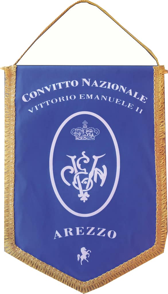 Gagliardetto pentagonale medio Gold Convitto personalizzato Gagliardetto pentagonale medio Gold Convitto