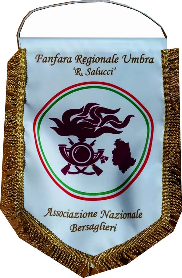 Gagliardetto Fanfara dei Bersaglieri Regione Umbria Gagliardetto Fanfara dei Bersaglieri