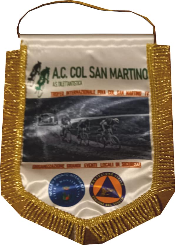 gagliardetto con foto ciclismo San Martino gagliardetto con foto San Martino