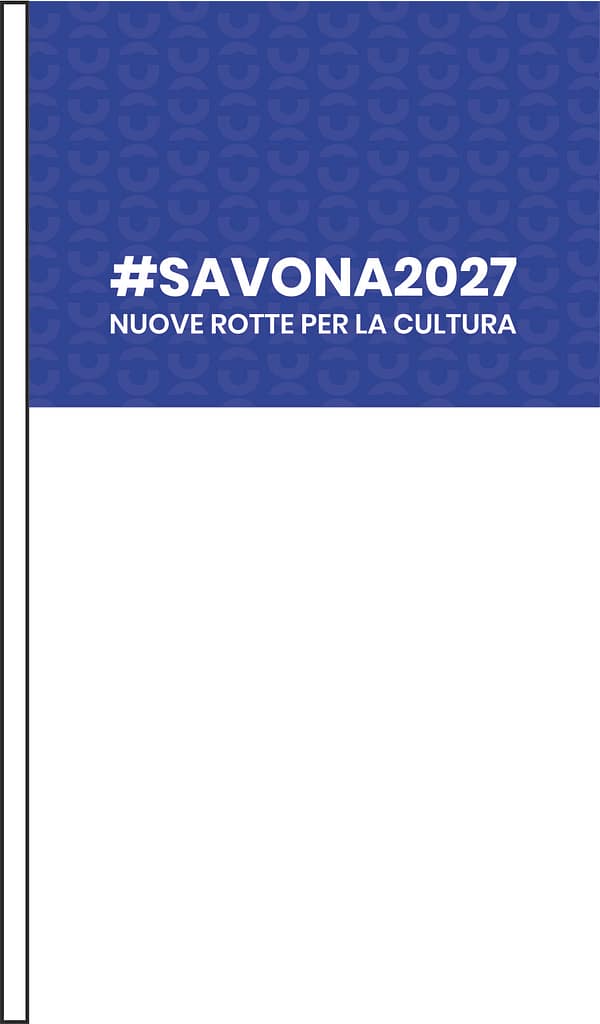 bandierina da saluto savona 2027 personalizzata bandierina da saluto savona 2027