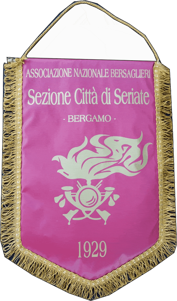 gagliardetto pentagonale Gold grande personalizzato bersaglieri gagliardetto pentagonale Gold grande bersaglieri
