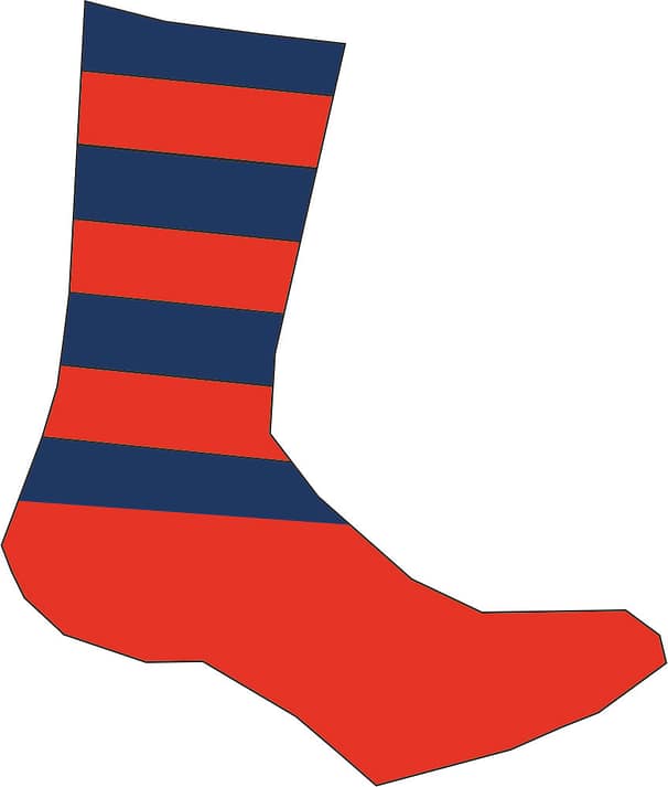 calza rosso blu navy calza rosso blu navy