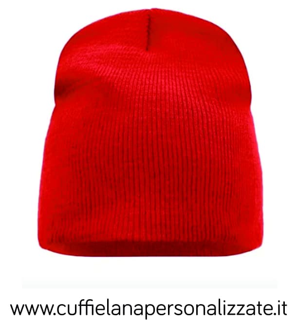 Cuffia maglia unita catalogo di colore rosso Cuffia maglia unita catalogo rosso