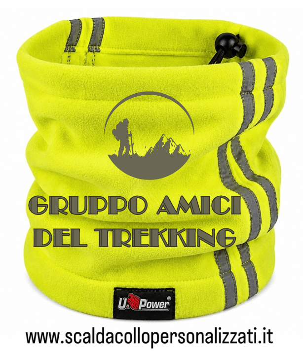 scaldacollo alta visibilità gruppo amici del trekking scaldacollo alta visibilità gruppo amici