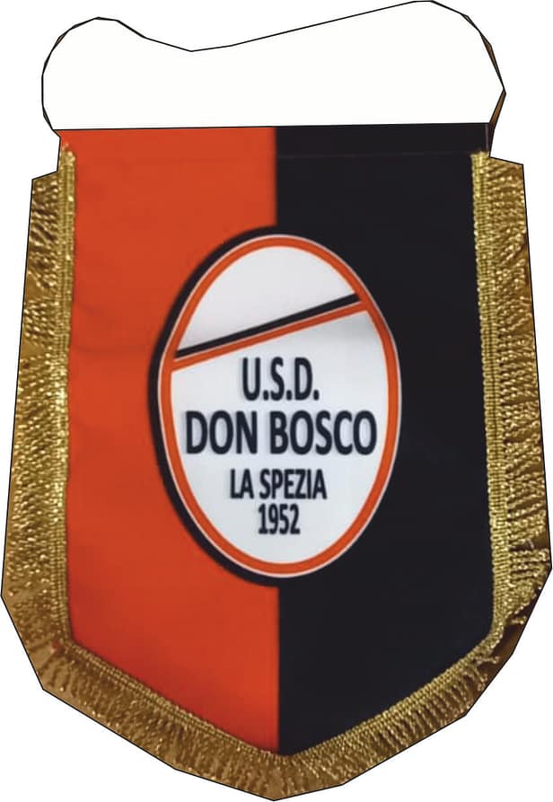 gagliardetto economico bifacciale Don Bosco La Spezia gagliardetto economico bifacciale Don Bosco