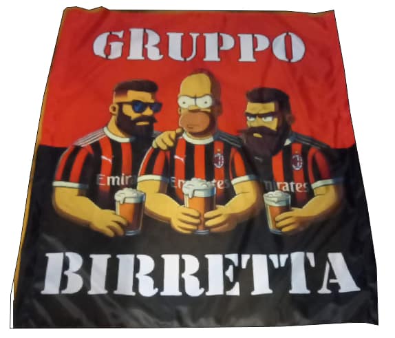 bandiera a due aste gruppo birretta bandiera a due aste gruppo birretta
