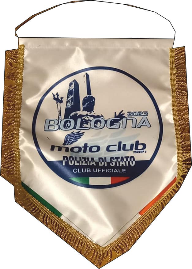 Gagliardetto standard grande Moto Club Polizia di Stato Gagliardetto standard grande Moto Club Polizia