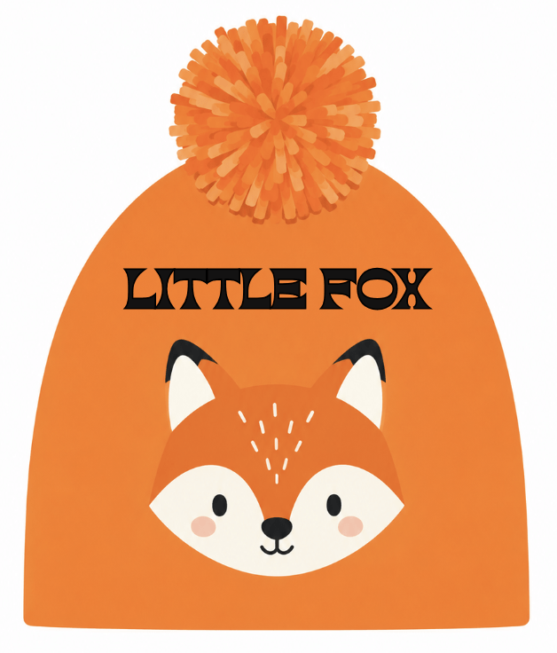 berretti lana bimbo little fox arancione berretti lana bimbo little fox