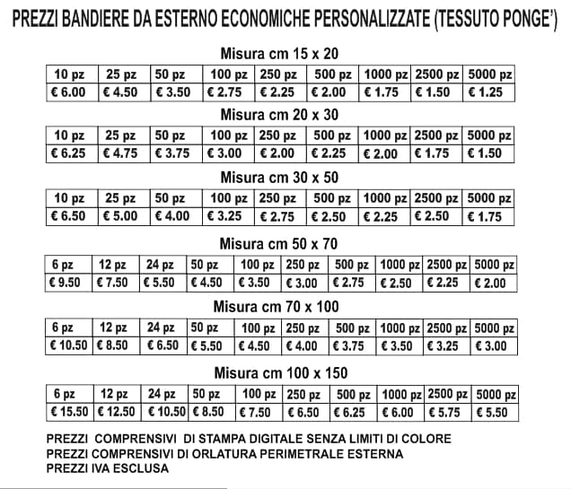 prezzi bandiere da esterno economiche prezzi bandiere da esterno economiche